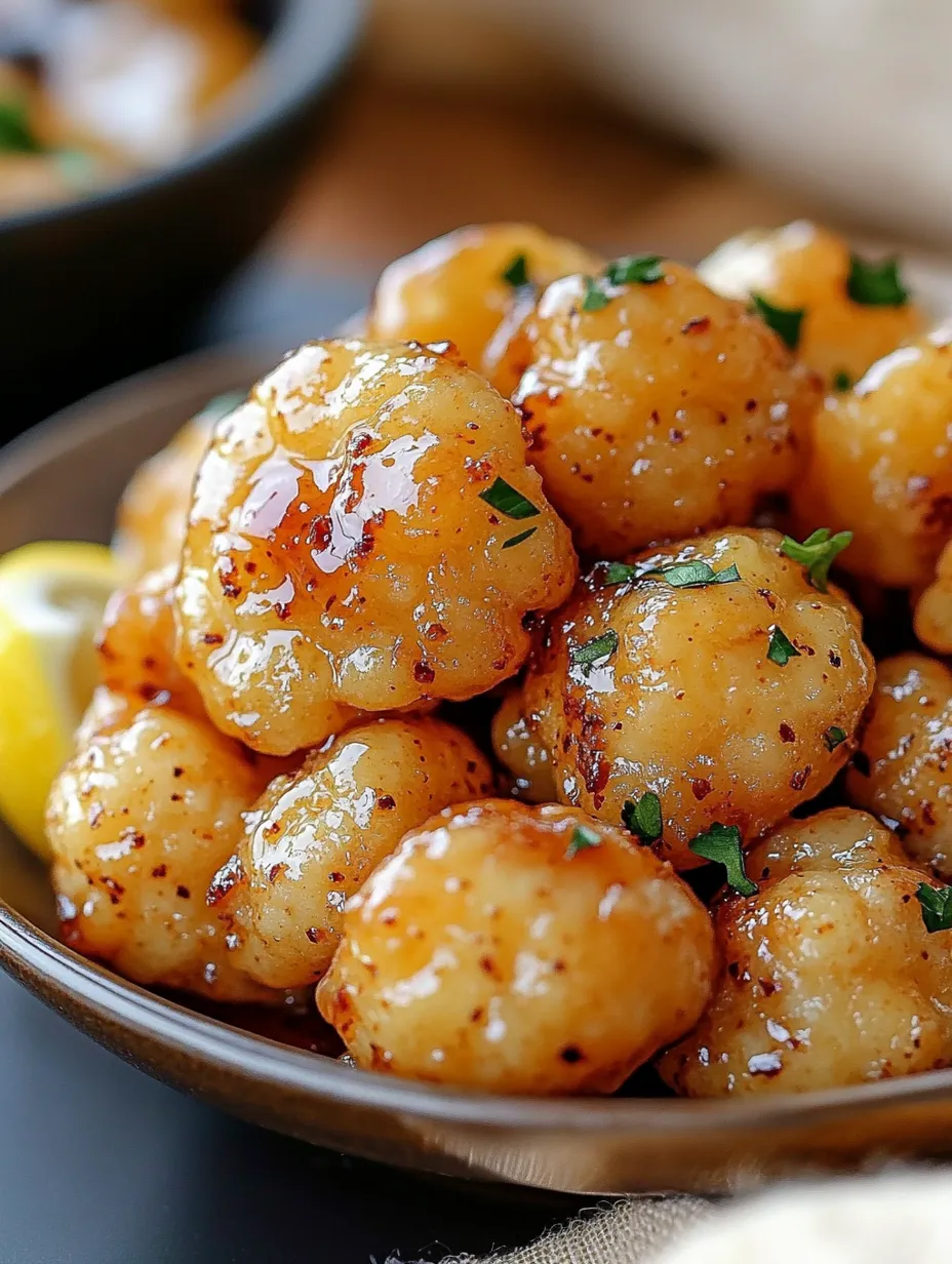 Vegan Lemon Pepper Glazed Cauliflower