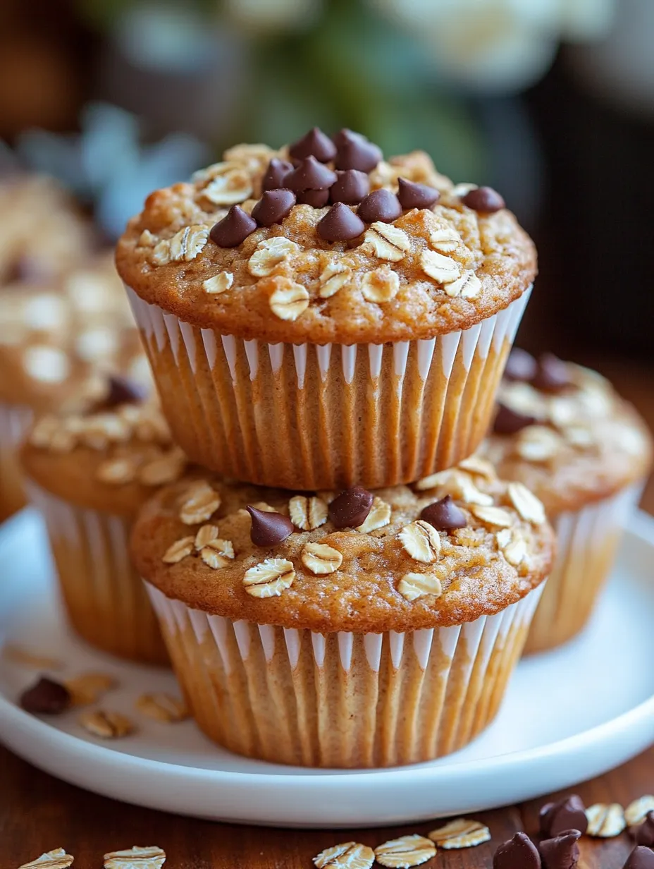 Easy Healthy Oatmeal Muffins