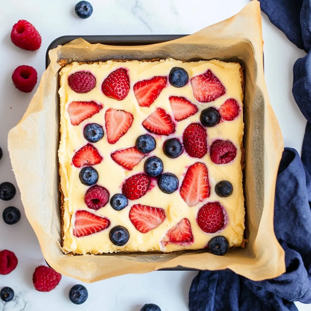 Tasty Yogurt Bake with Berries