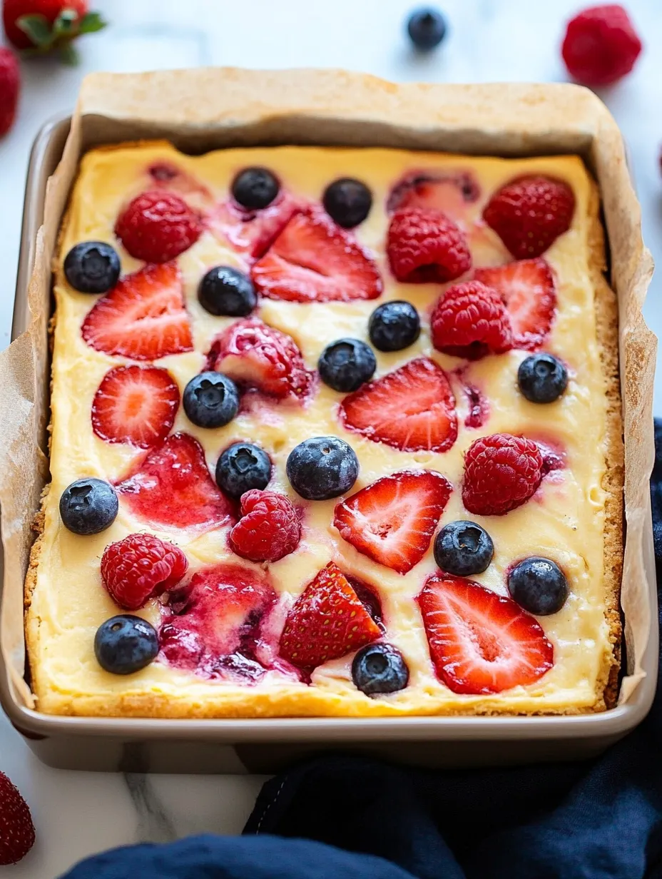 Baked Yogurt Berries