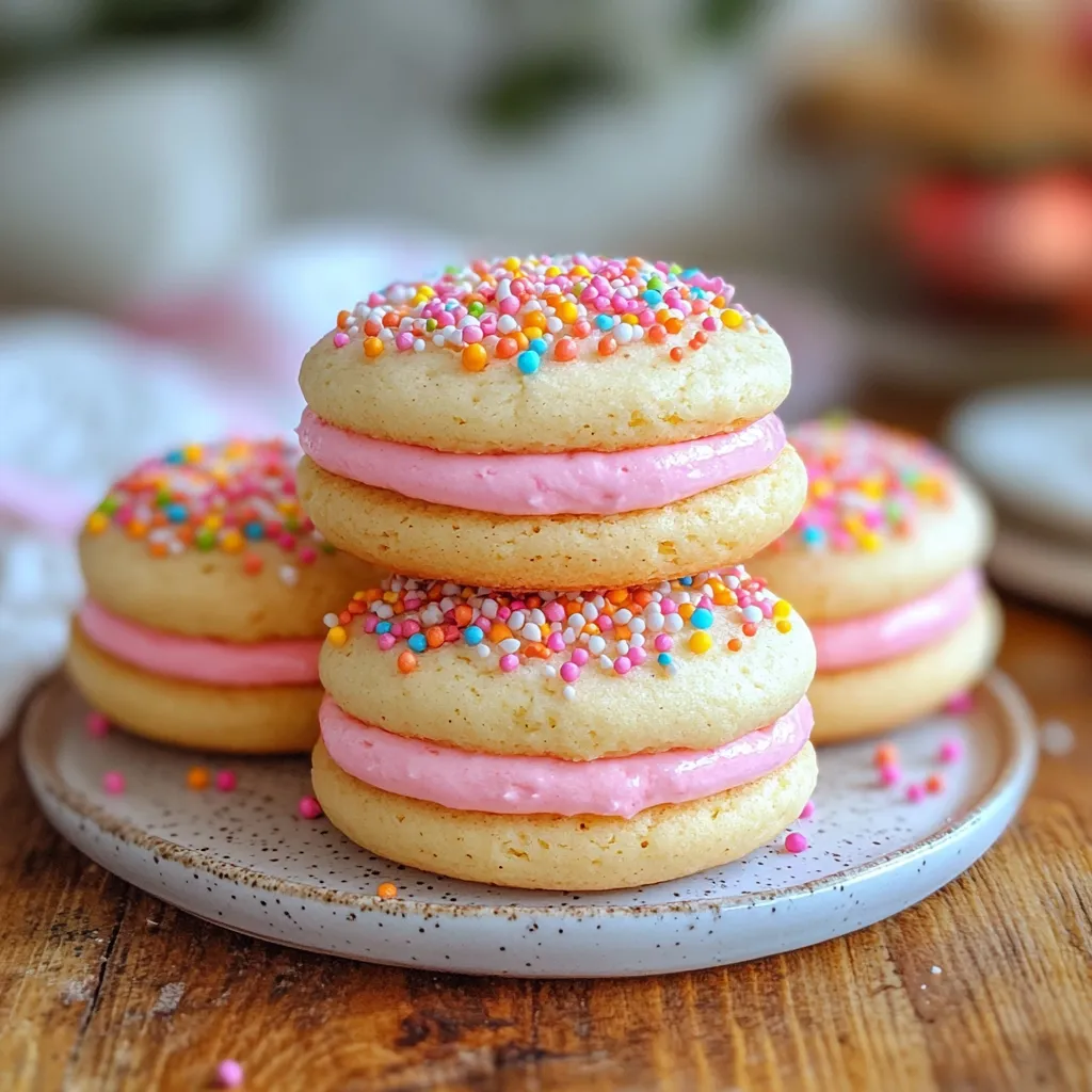 Soft Easter Cookie Sandwiches