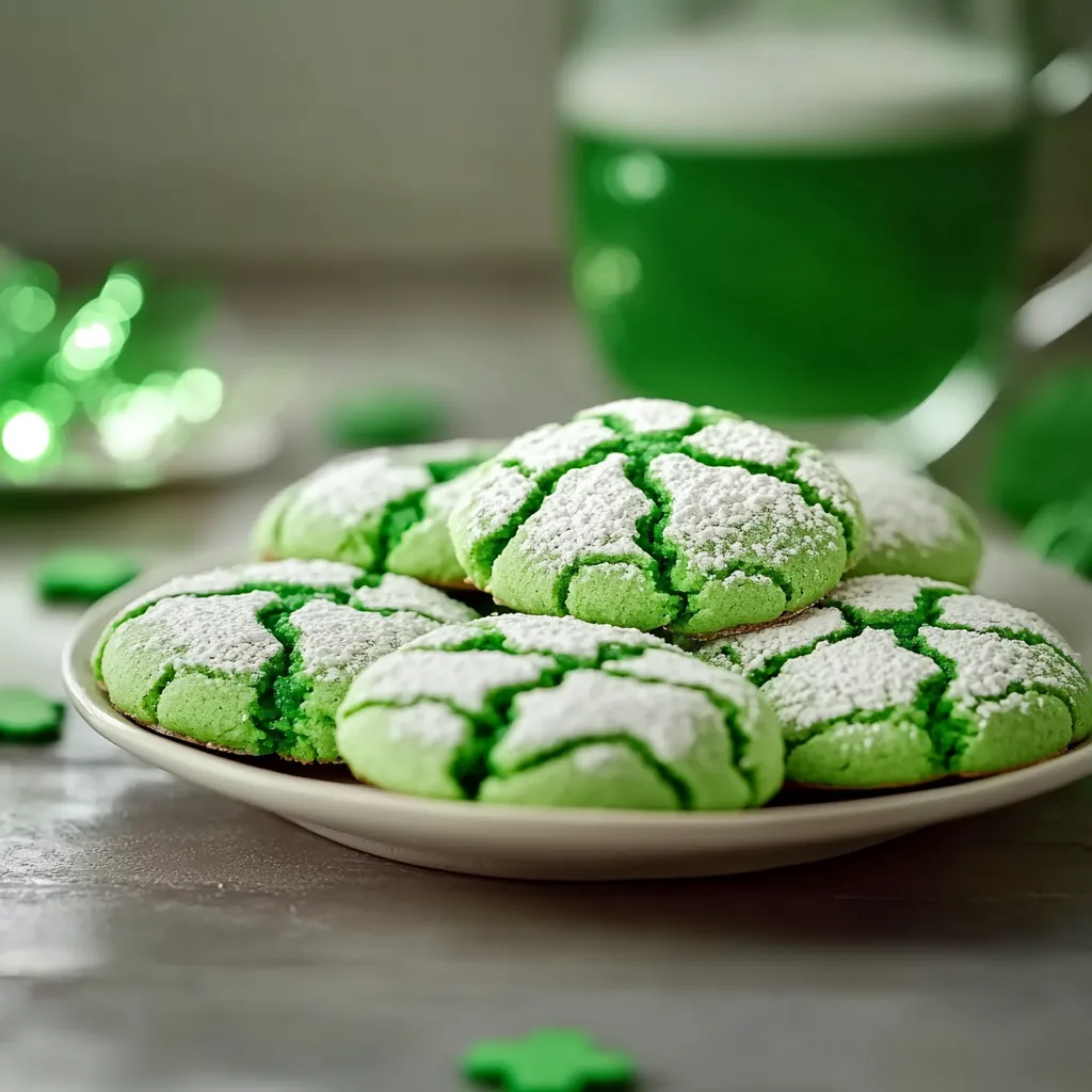 Soft Green Cookie Treats
