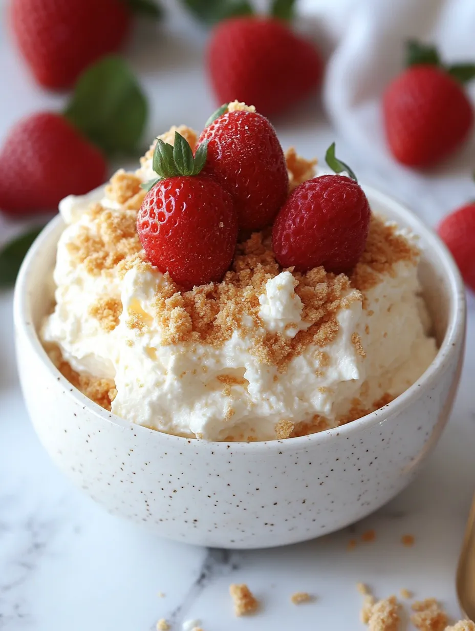 Easy High Protein Cheesecake Fluff