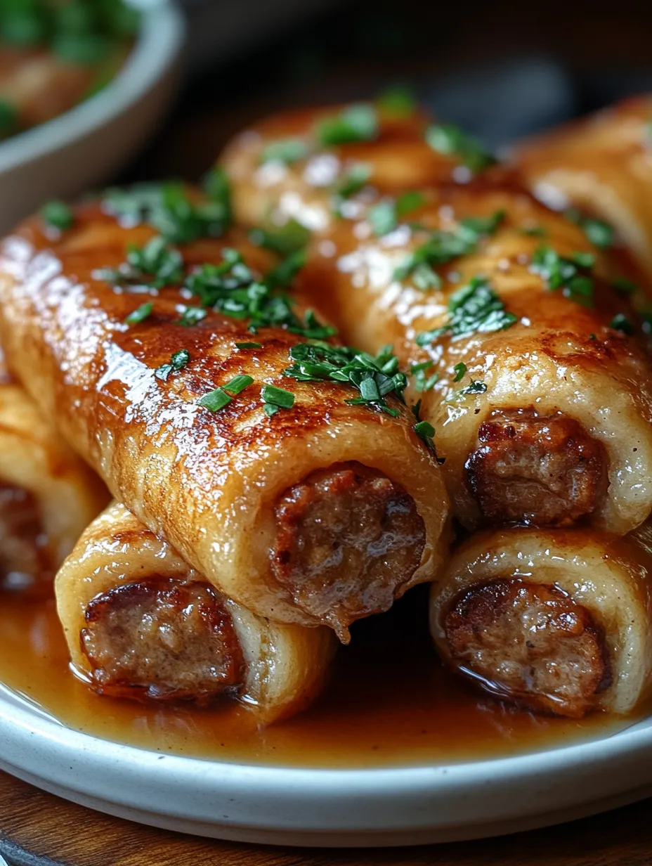 Sausage French Toast Roll-Ups