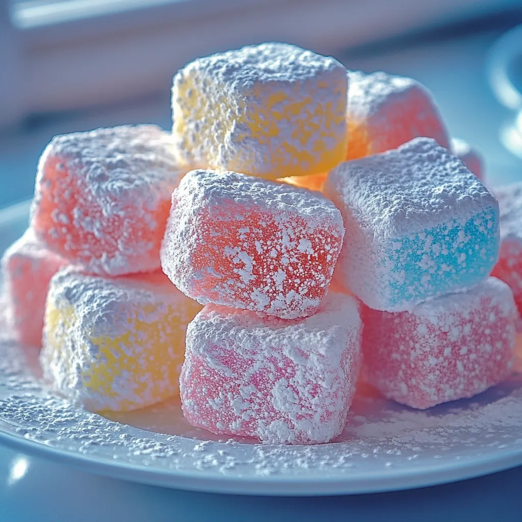 Soft Cotton Candy Marshmallows