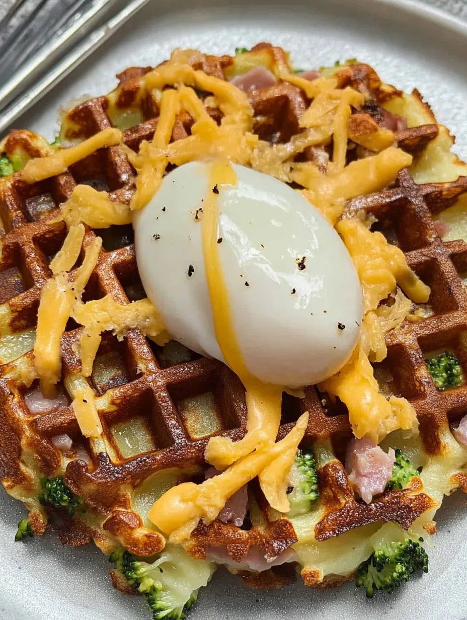 Loaded Potato Waffles