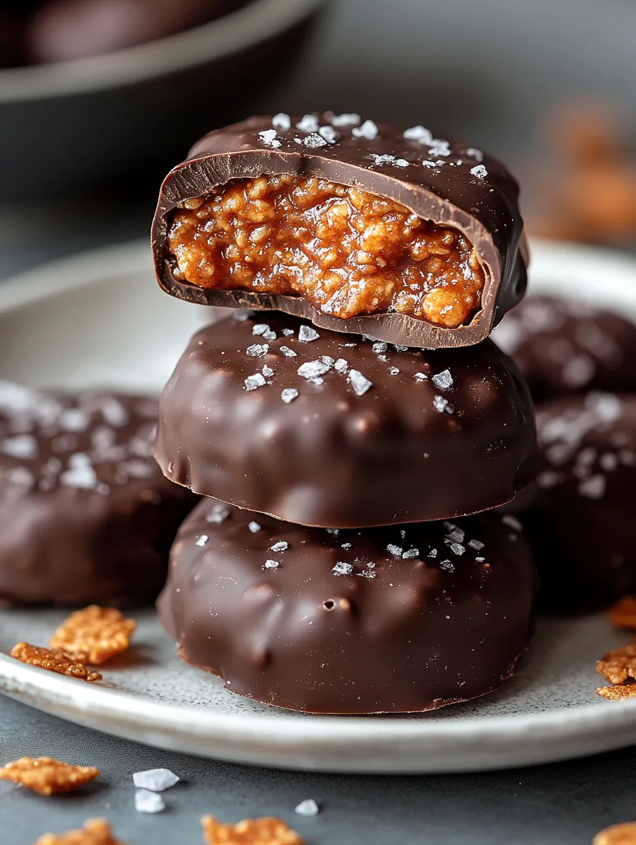 Chocolate Peanut Butter Cornflake Bites
