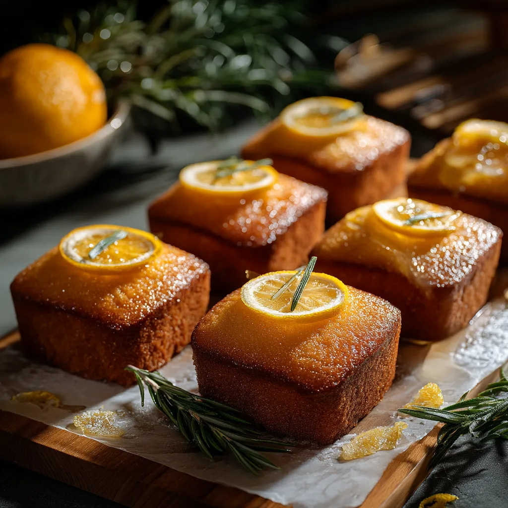 Honey Orange Ginger Cakes
