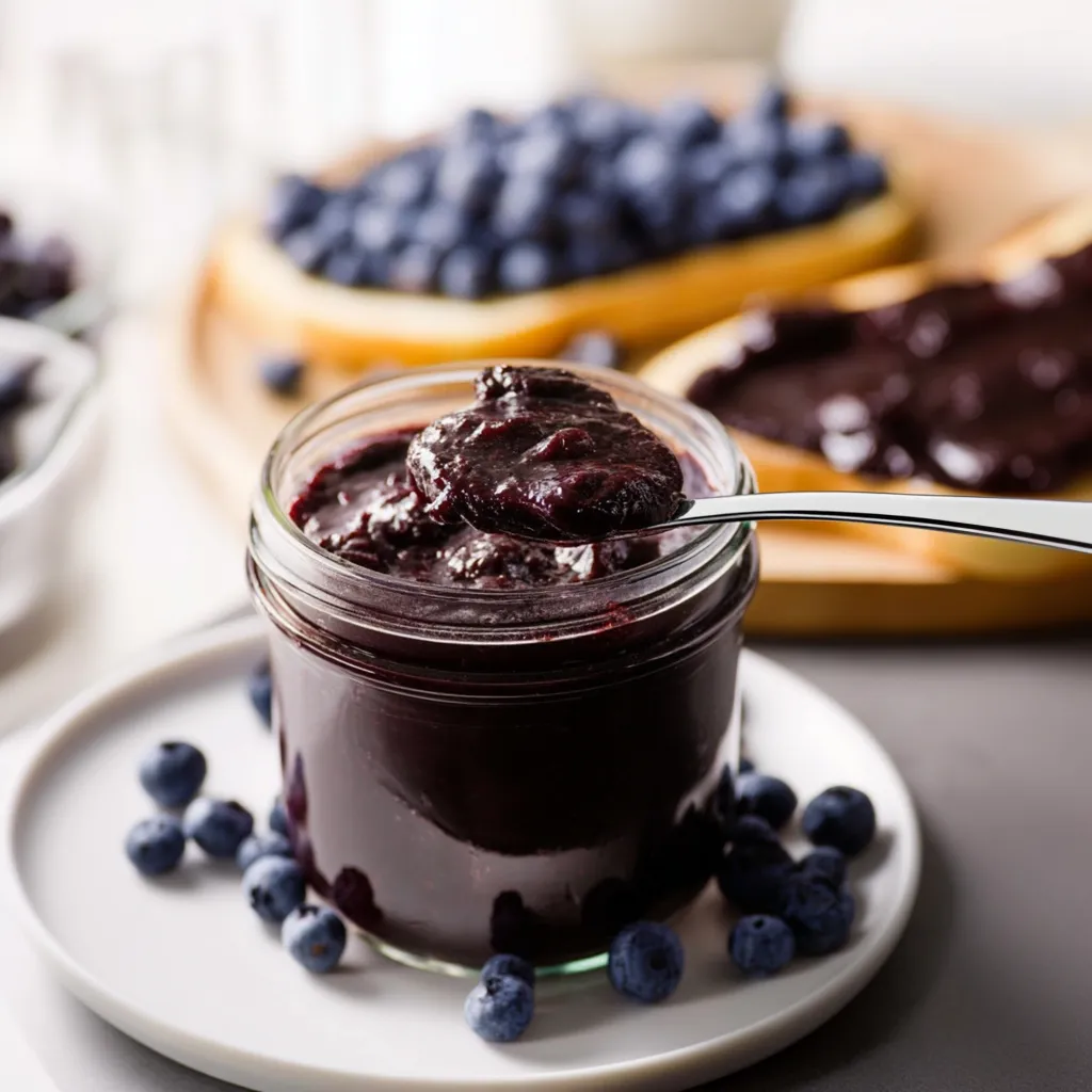 Sweet Crockpot Blueberry Butter