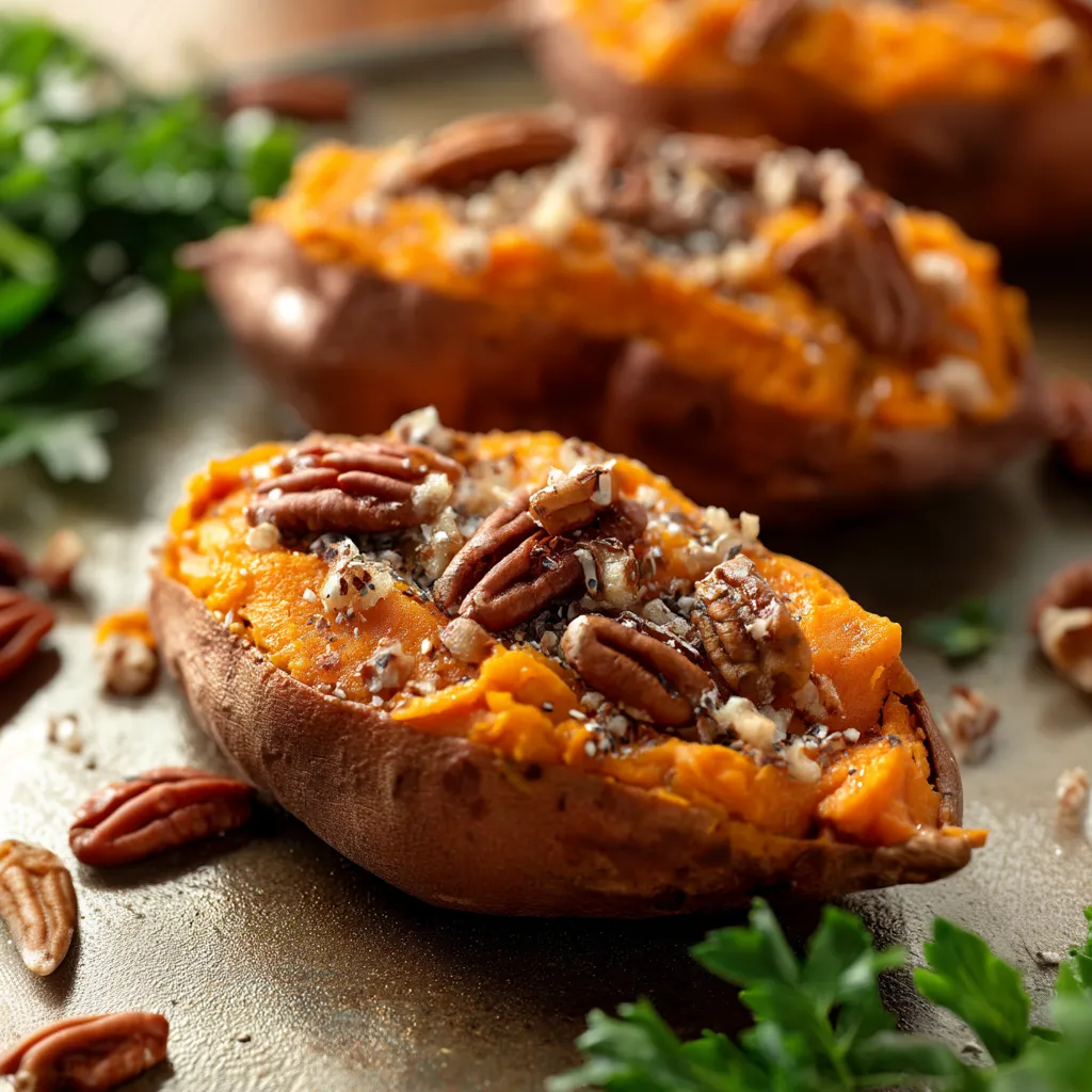 Creamy Stuffed Sweet Potatoes