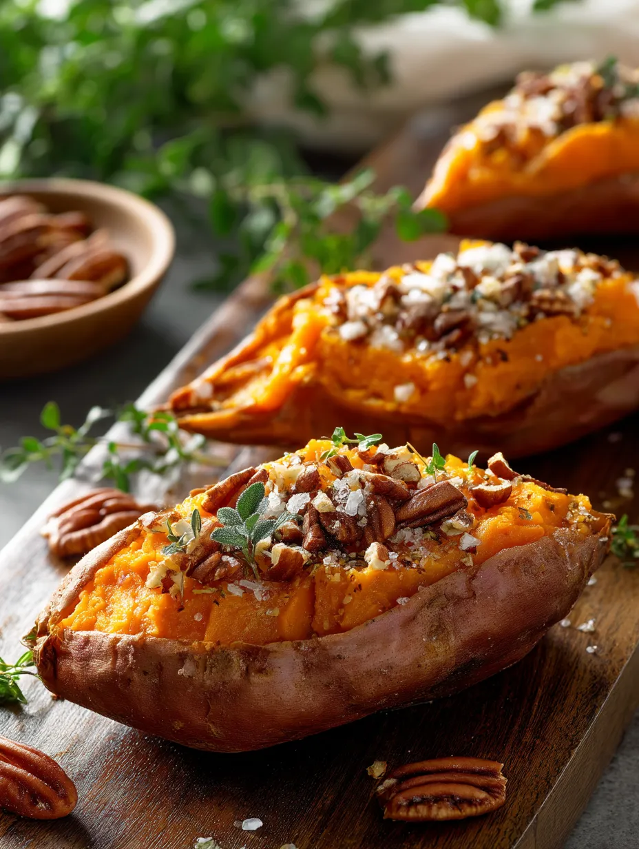 Twice Baked Sweet Potatoes Recipe