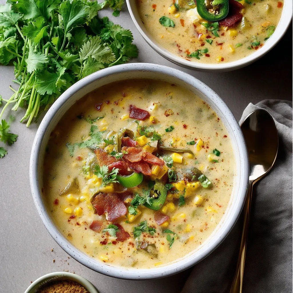Poblano Corn Chowder