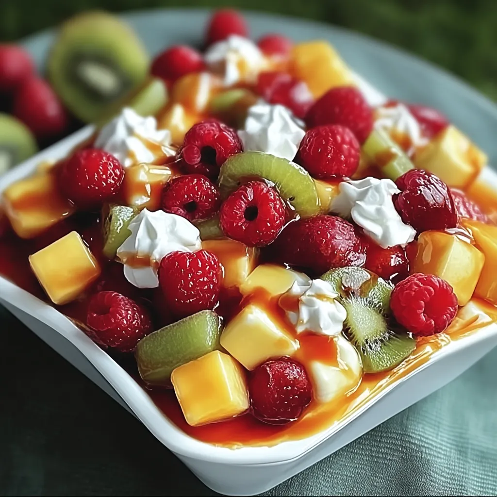 Delicious Fresh Cheesecake Salad