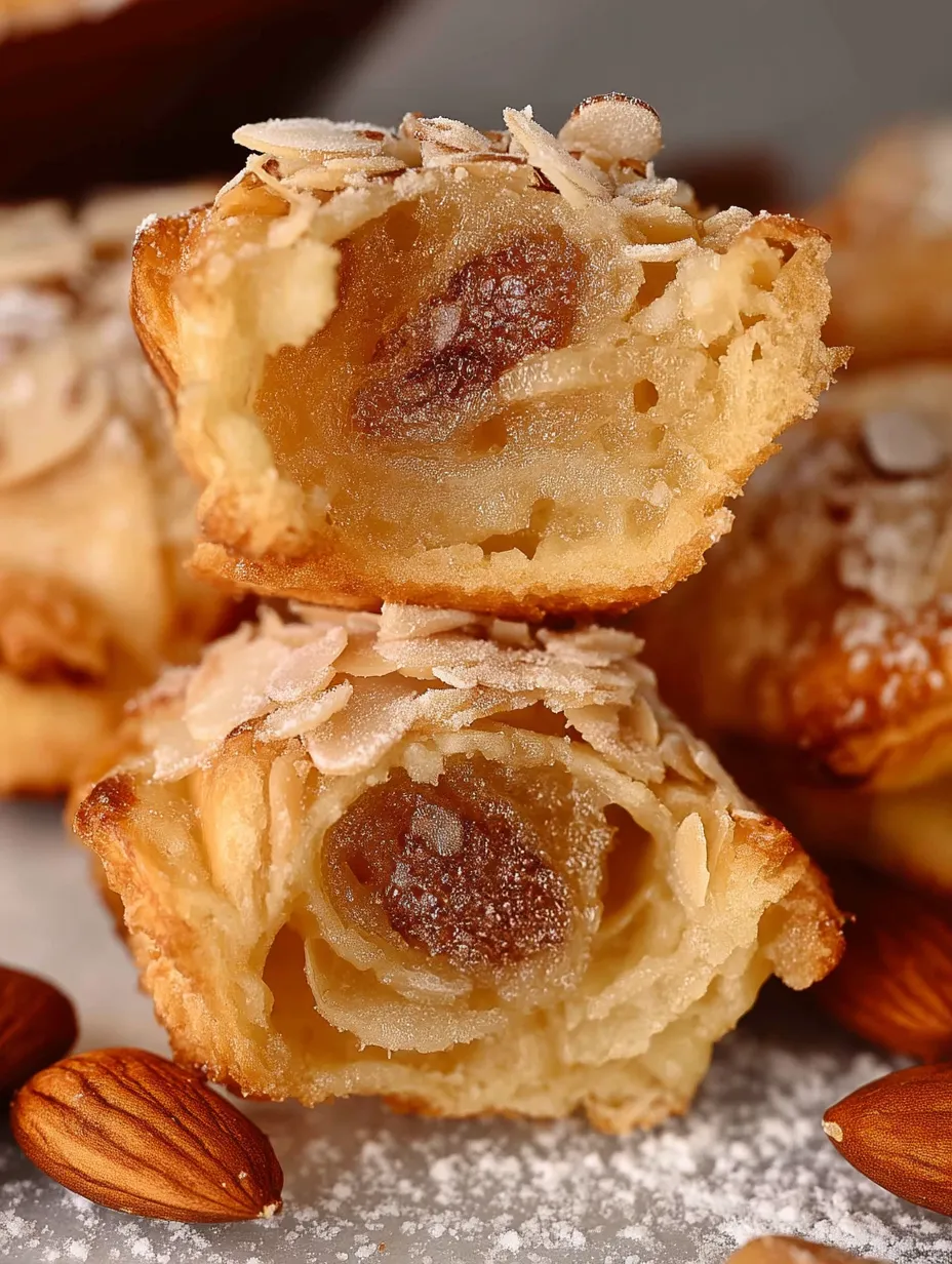 Easy Almond Croissant Bites