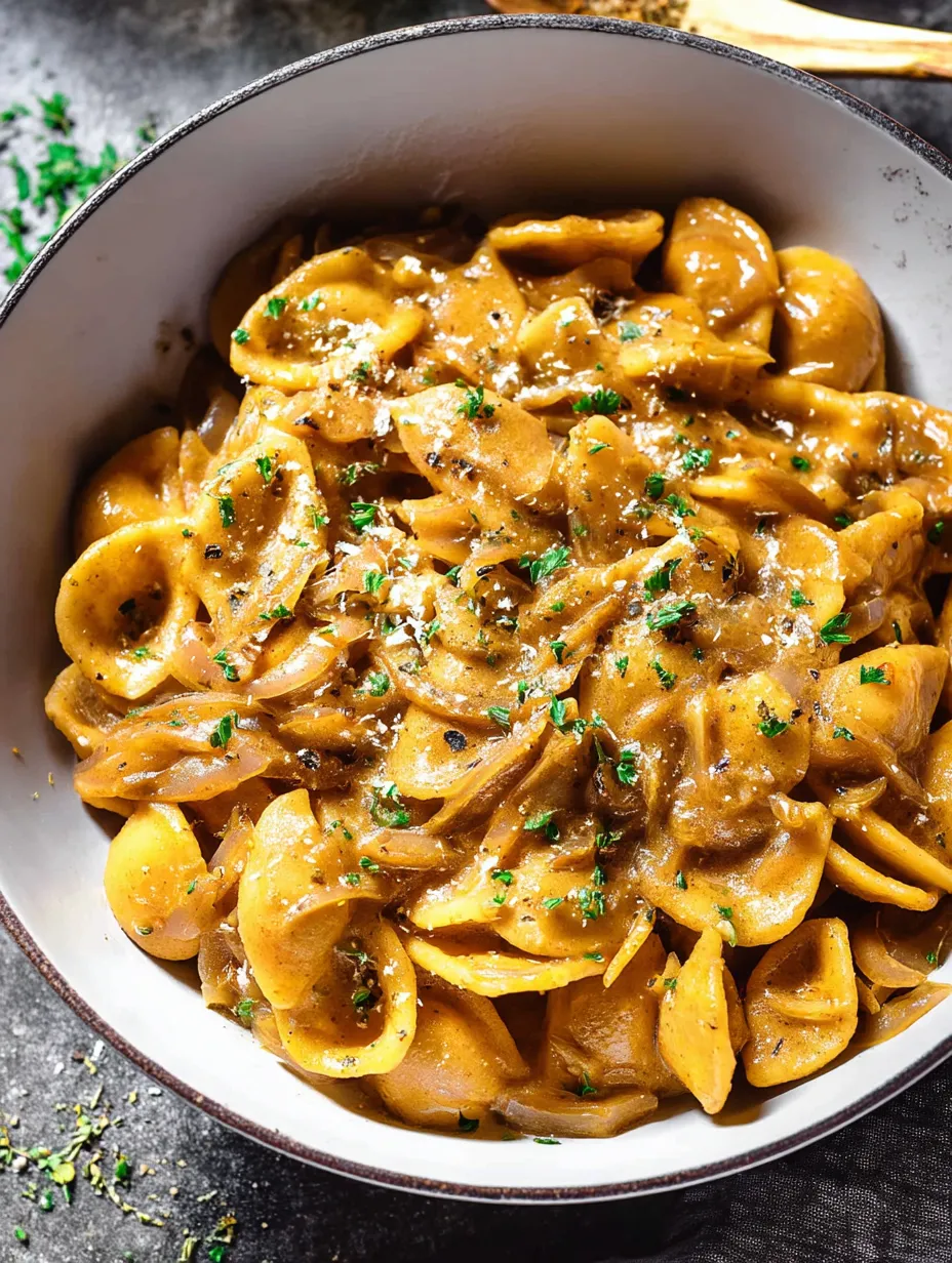 One-Pot French Onion Pasta