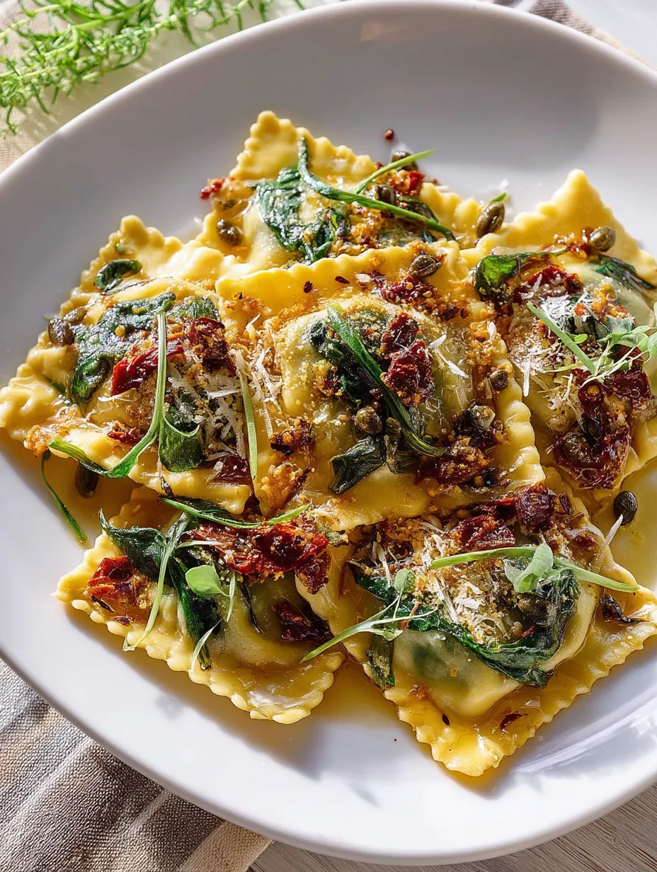 Italian Mediterranean Ravioli