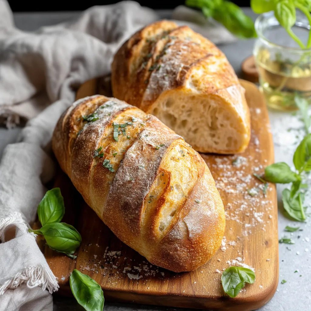 Beautiful Golden Crusty Bread Loaf