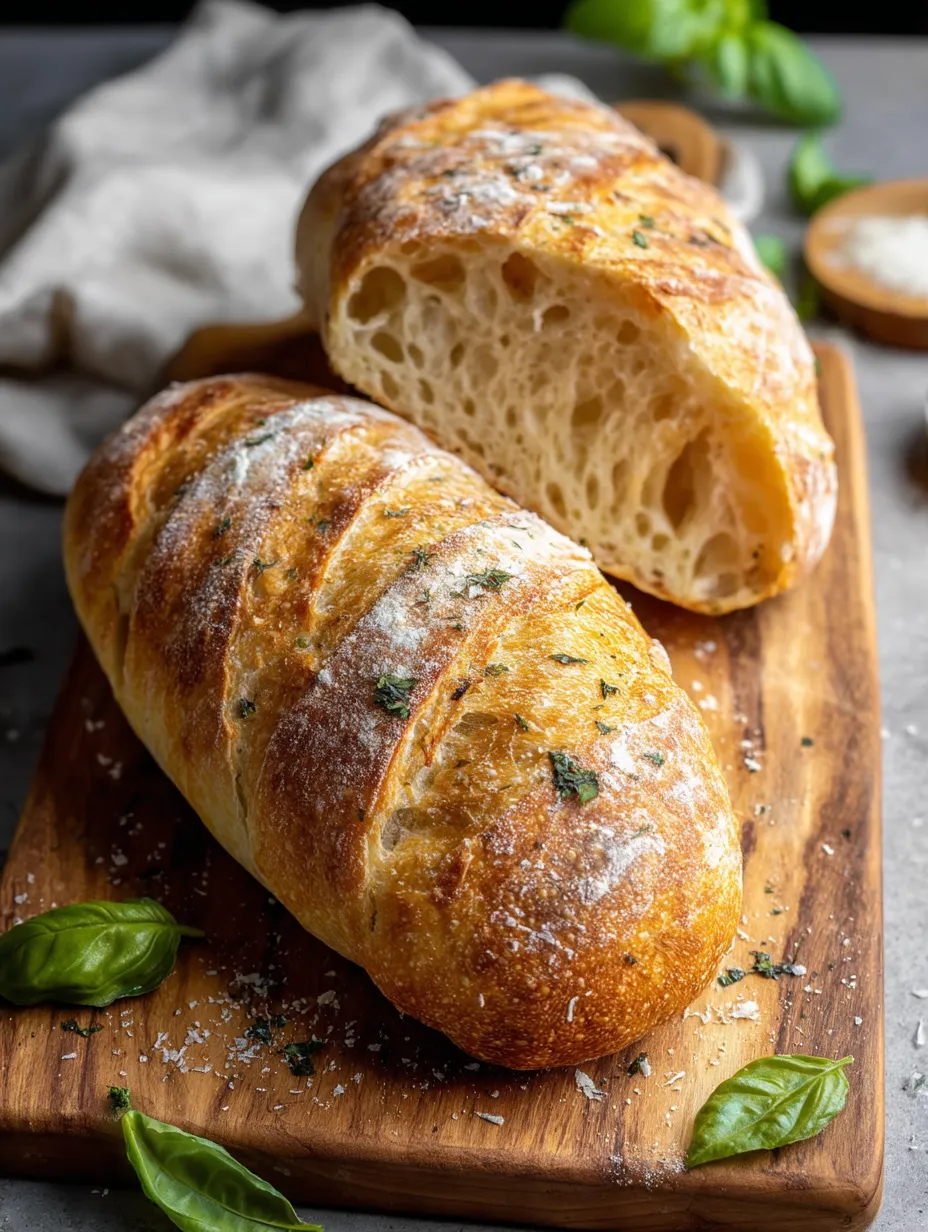Homemade Crusty Italian Bread