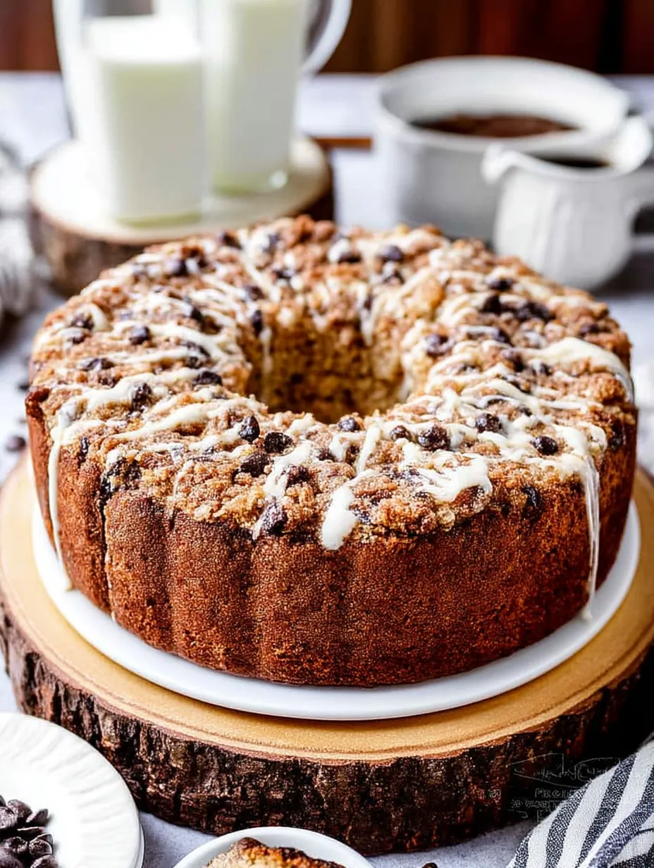 A cake banana coffee cake bread.