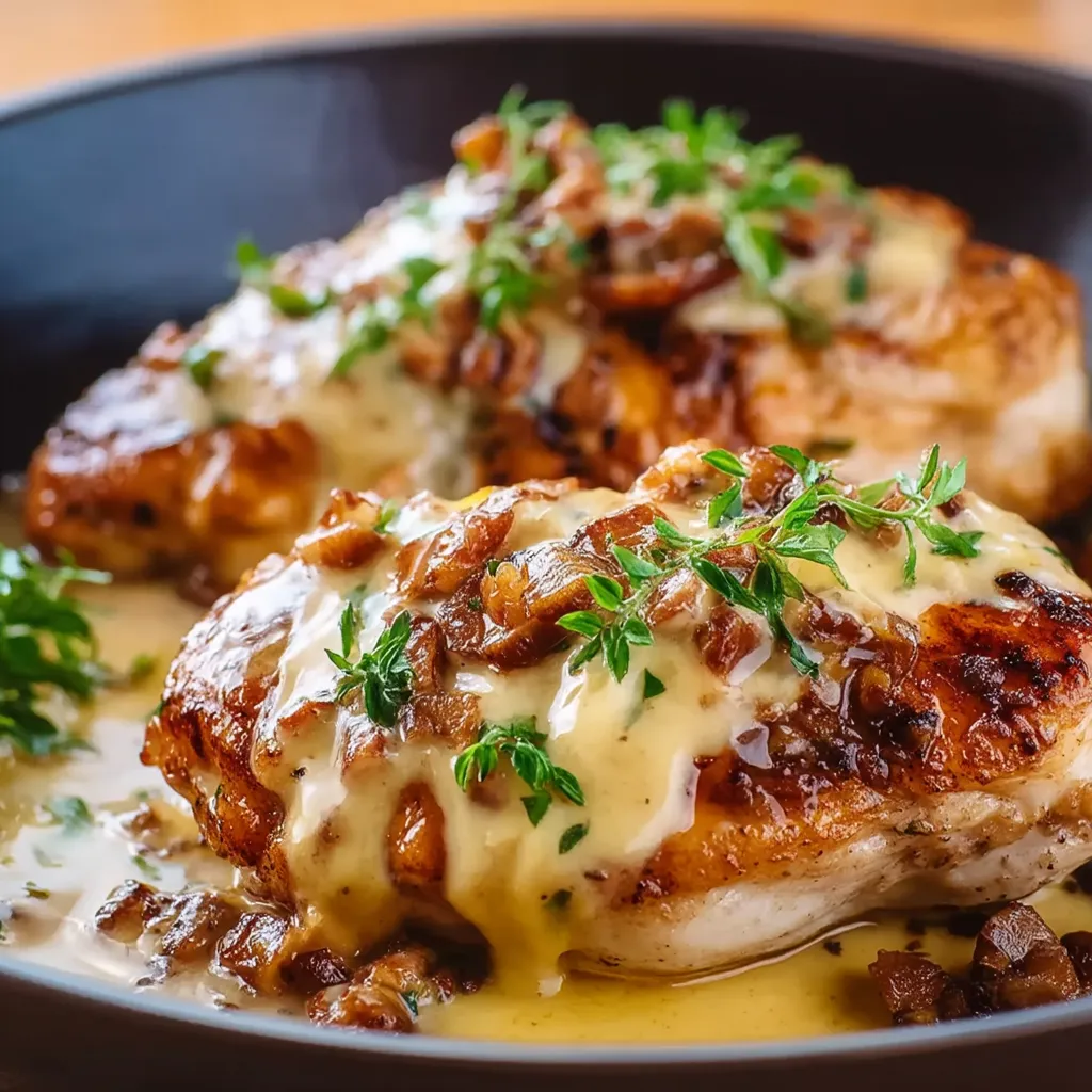 Cheesy Smothered Chicken Dish