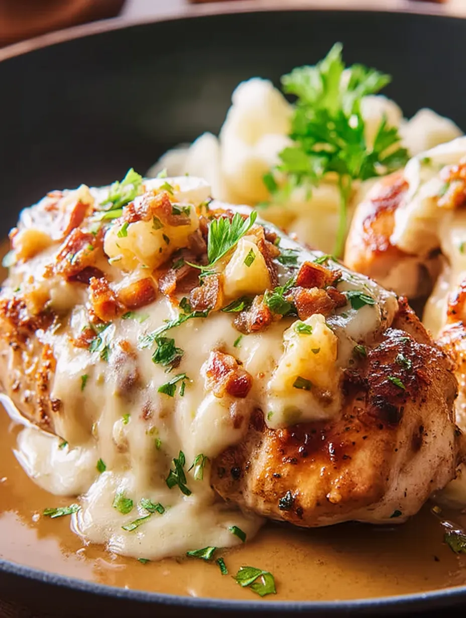 A plate of chicken with jack cheese.
