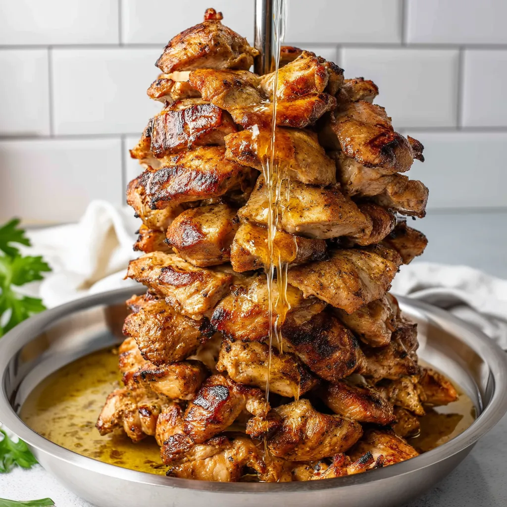 Golden Greek Gyros Chicken.