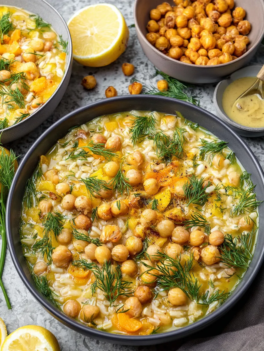 Easy Chickpea and Pearl Barley Stew