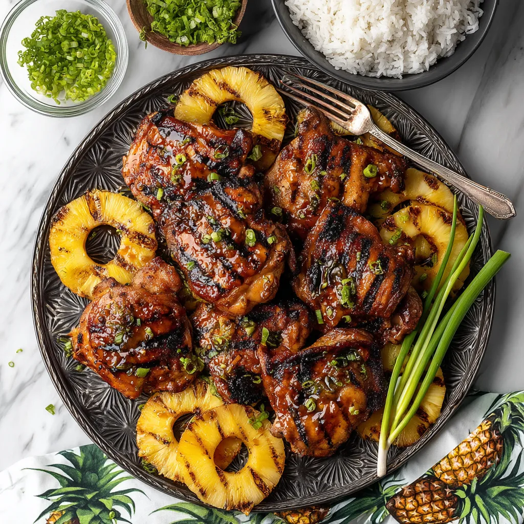 Huli Huli Chicken Cooking