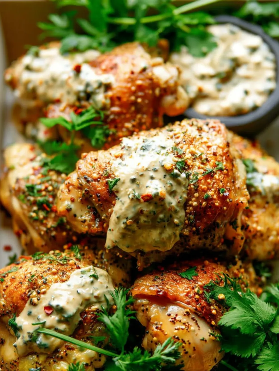 Easy Za'atar Chicken Thighs.
