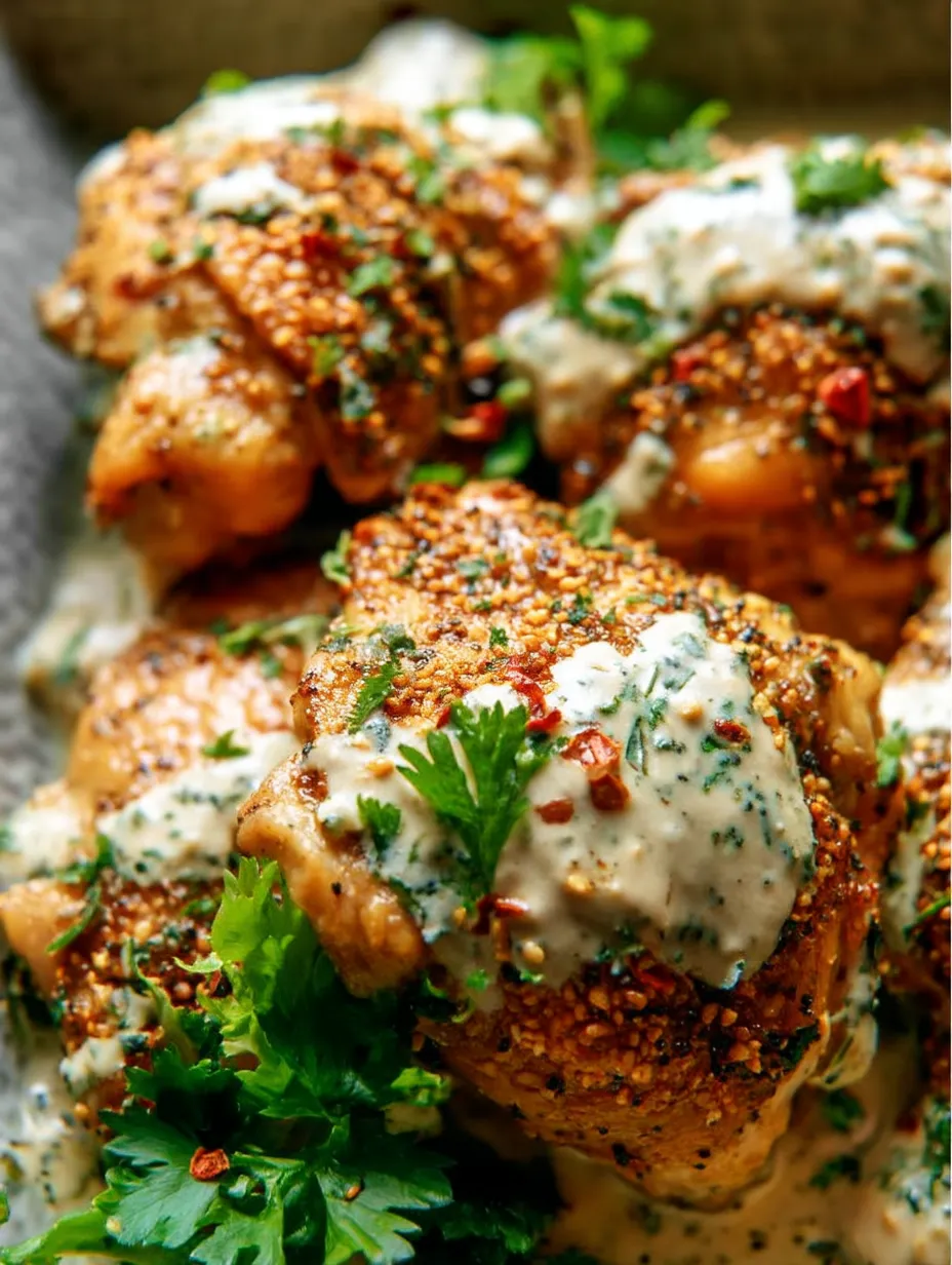 Za'atar Chicken Thighs Recipe.