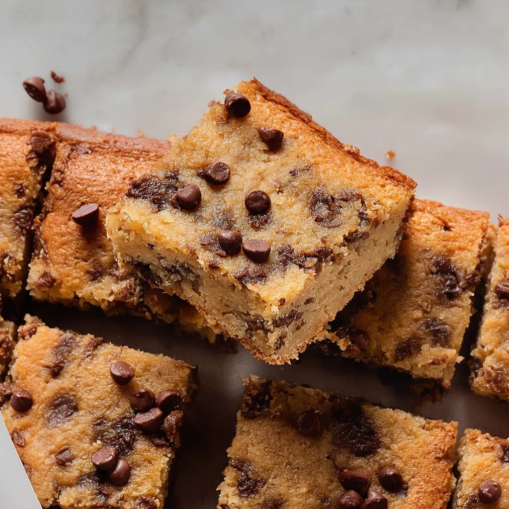 Soft Chewy Banana Bars