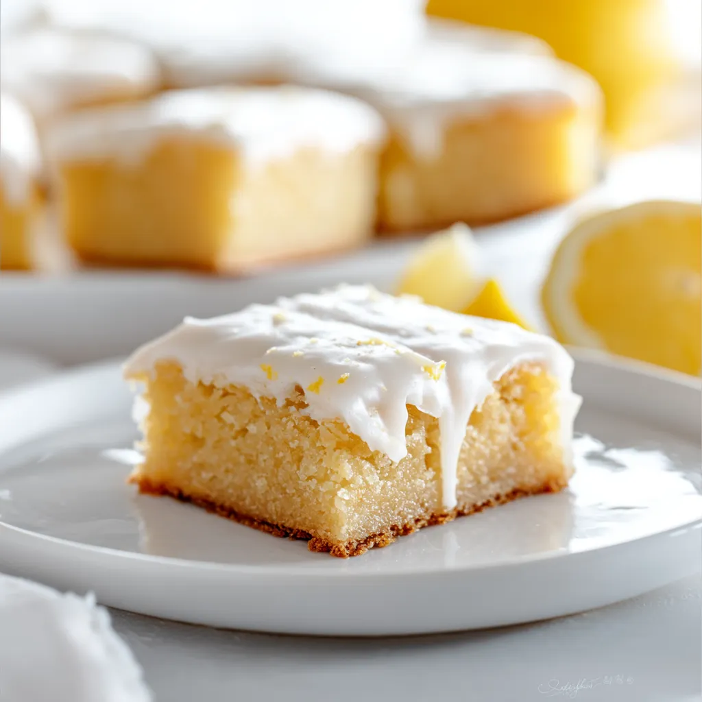 Moist Lemon Bars