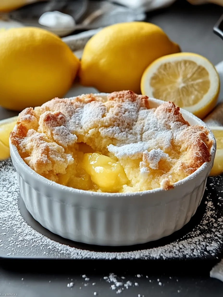 Easy Magic Lemon Cobbler