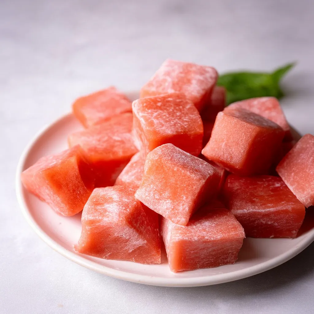 Chewy Watermelon Mochi Snack