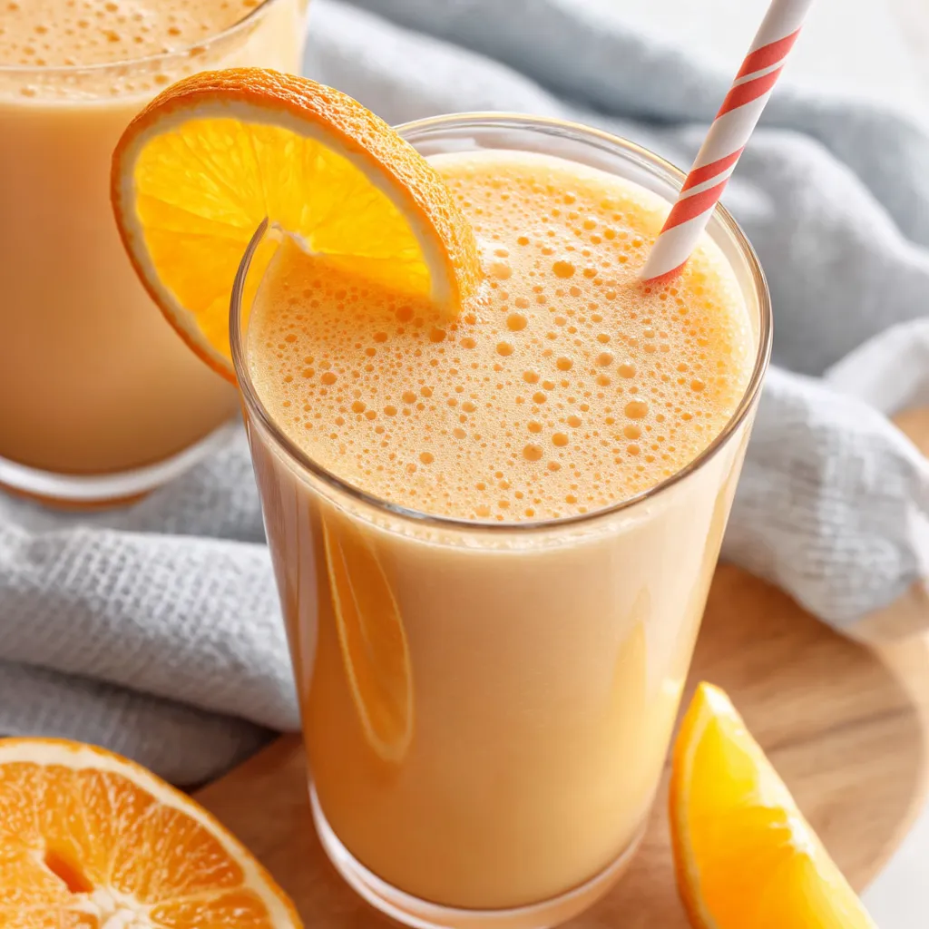 Smooth and Creamy Orange Drink