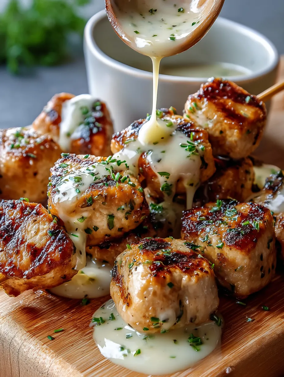 A bowl of Grilled Chicken Bites.