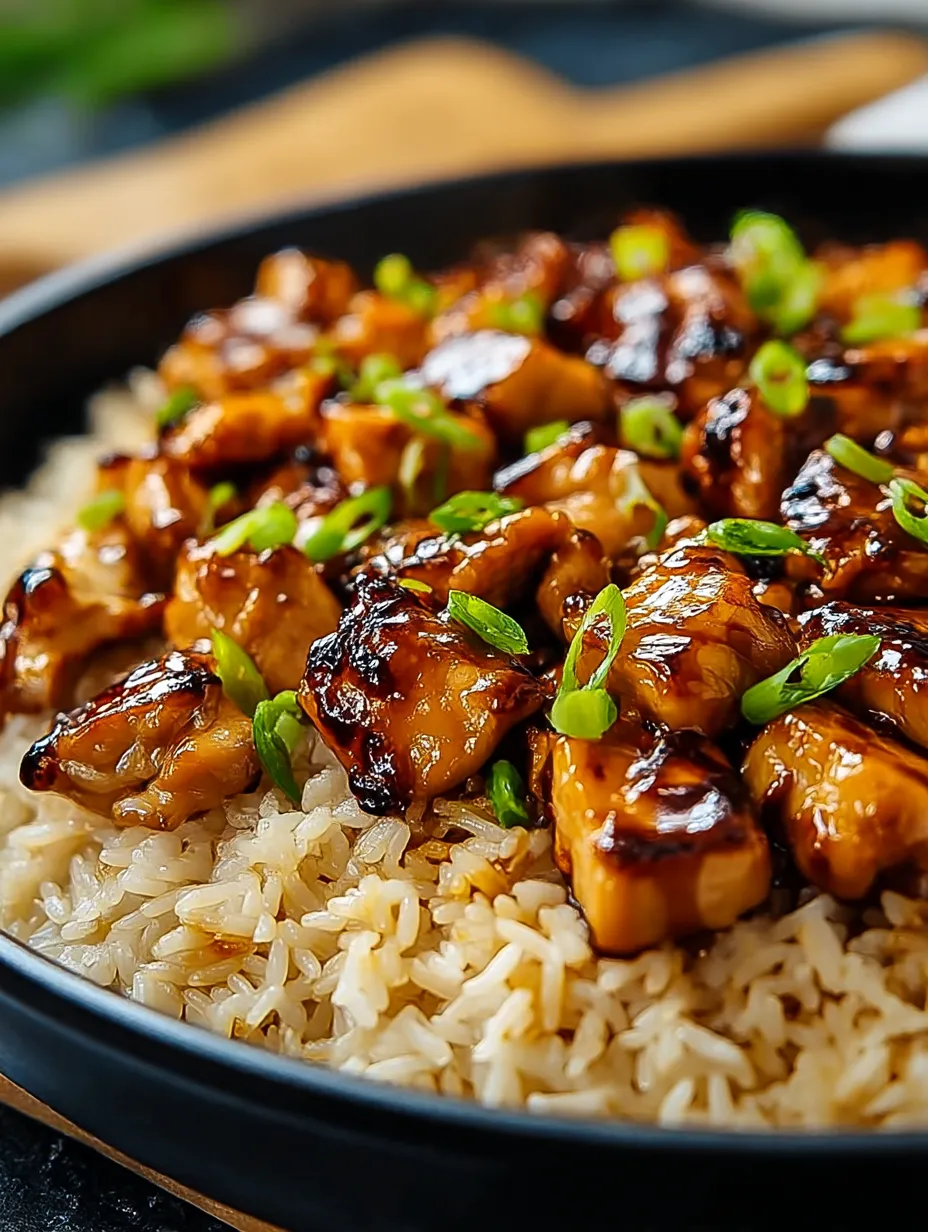 A Bowl of BBQ Chicken Rice.