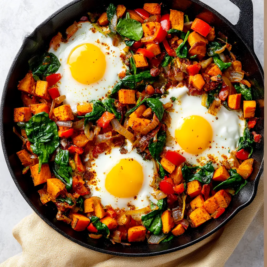 Sweet Potato and Egg Dish