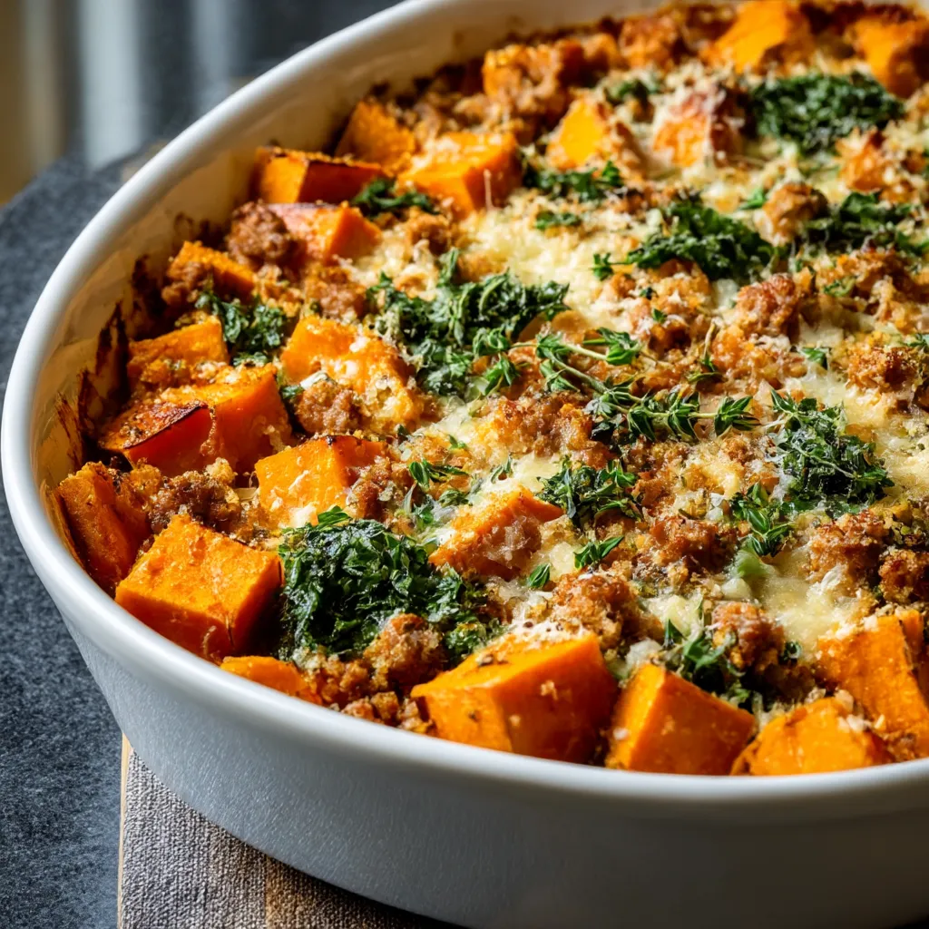 Savory Turkey and Sweet Potato Dish