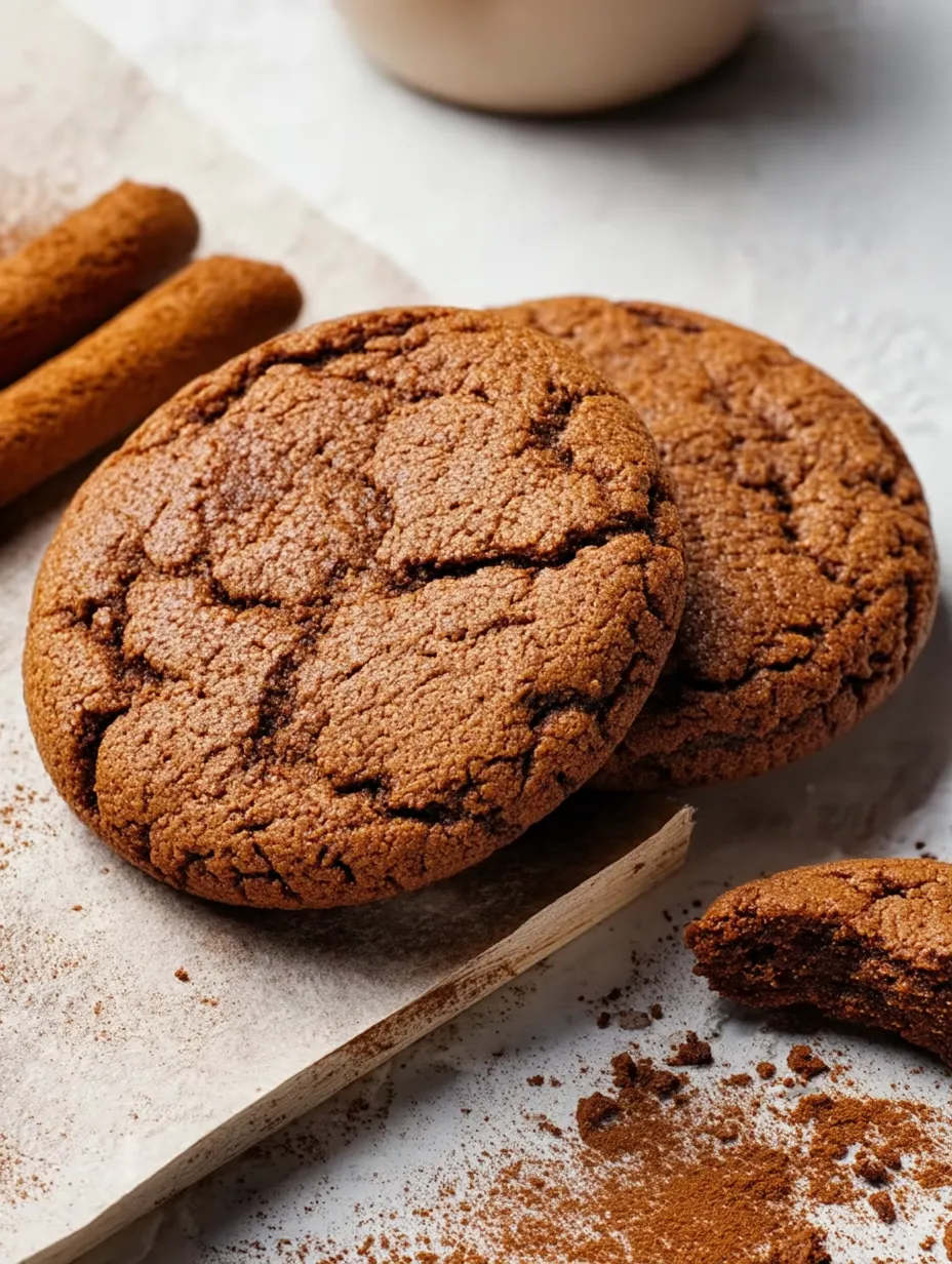 A close up of a Coffee Cookies.