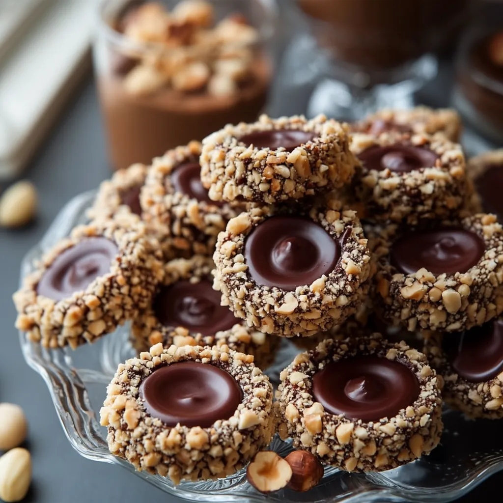 Simple Hazelnut Chocolate Cookies