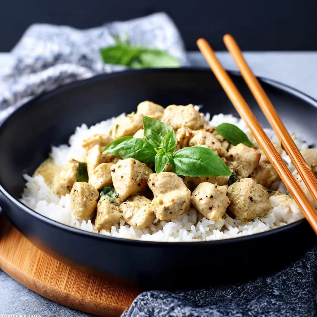 Creamy Coconut Basil Chicken