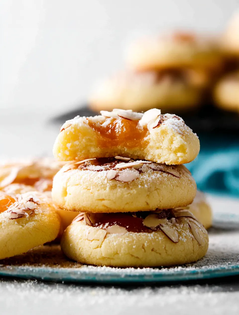Easy Apricot Cream Cheese Cookies.