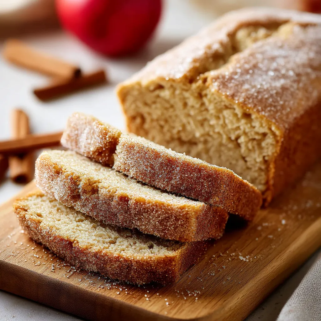 Warm Cider Cinnamon Bread