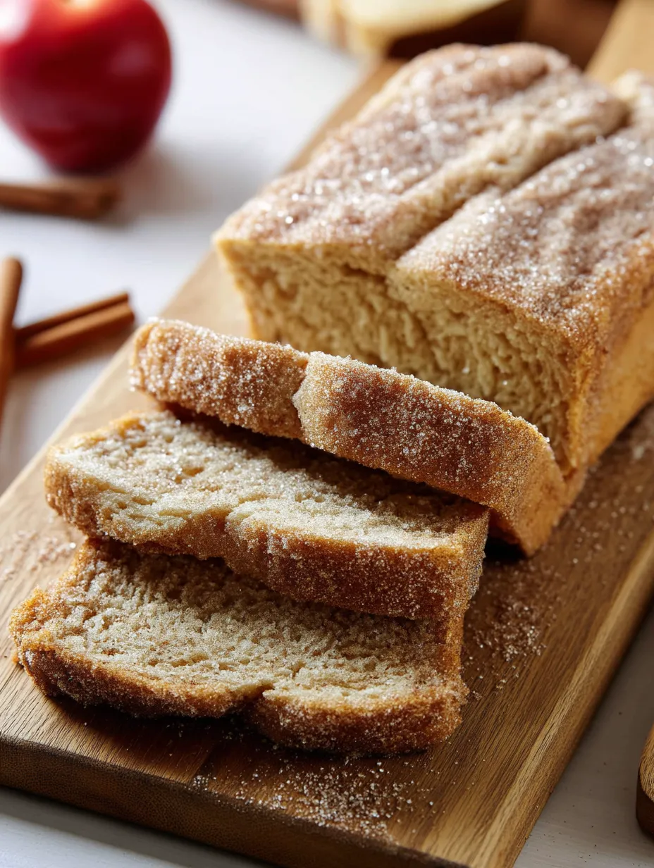 Easy Apple Cider Donut Bread.