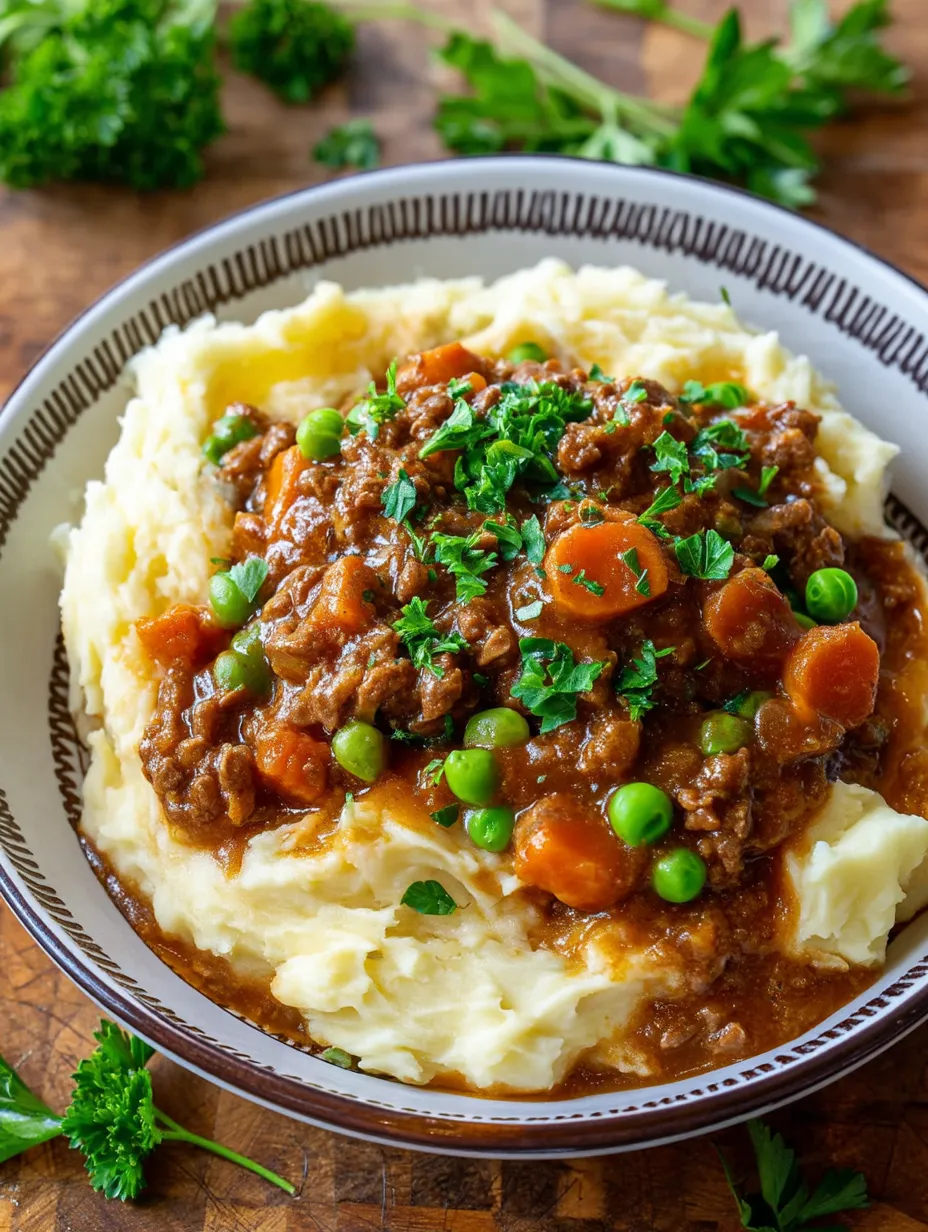 Easy Deconstructed Shepherd's Pie.