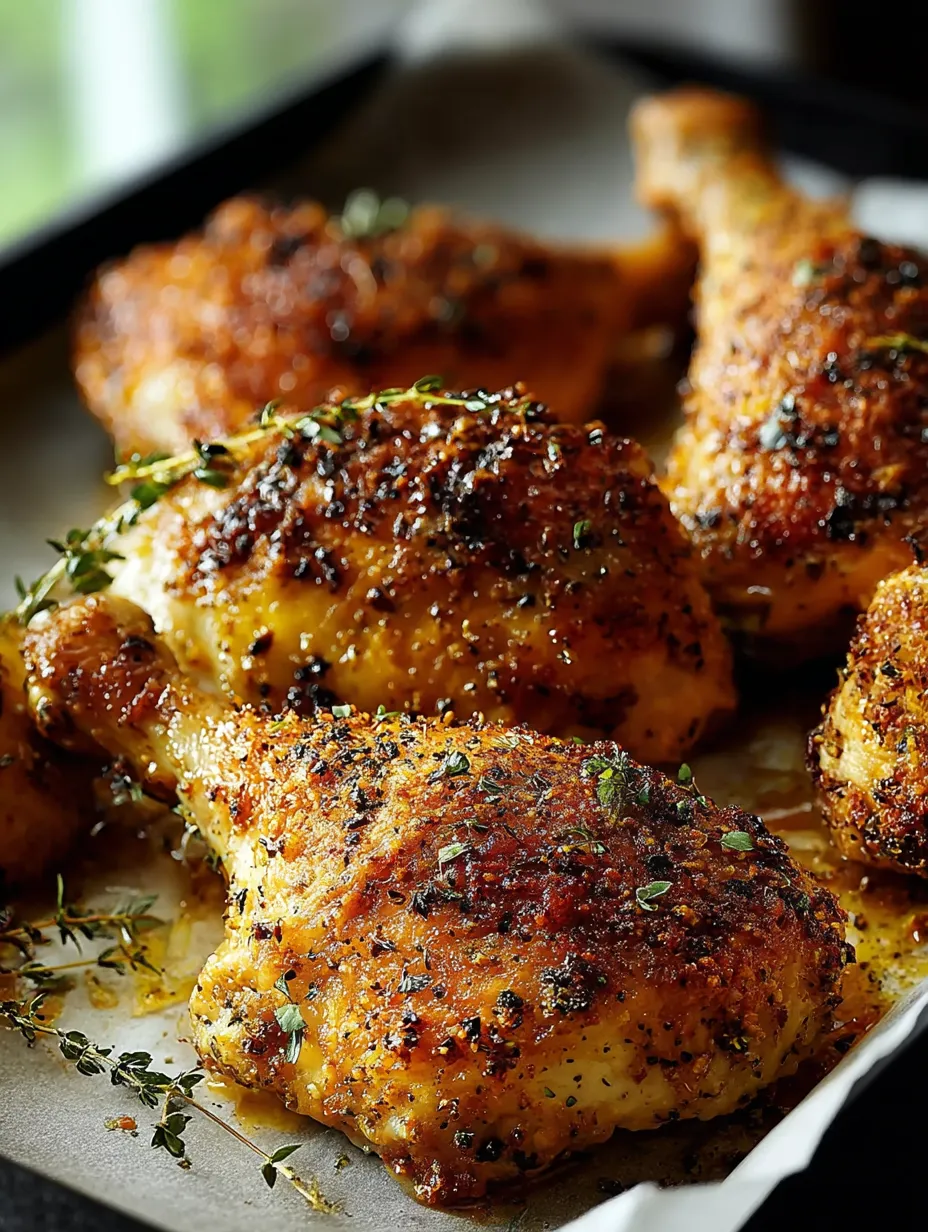 Mustard-Roasted Chicken Recipe.
