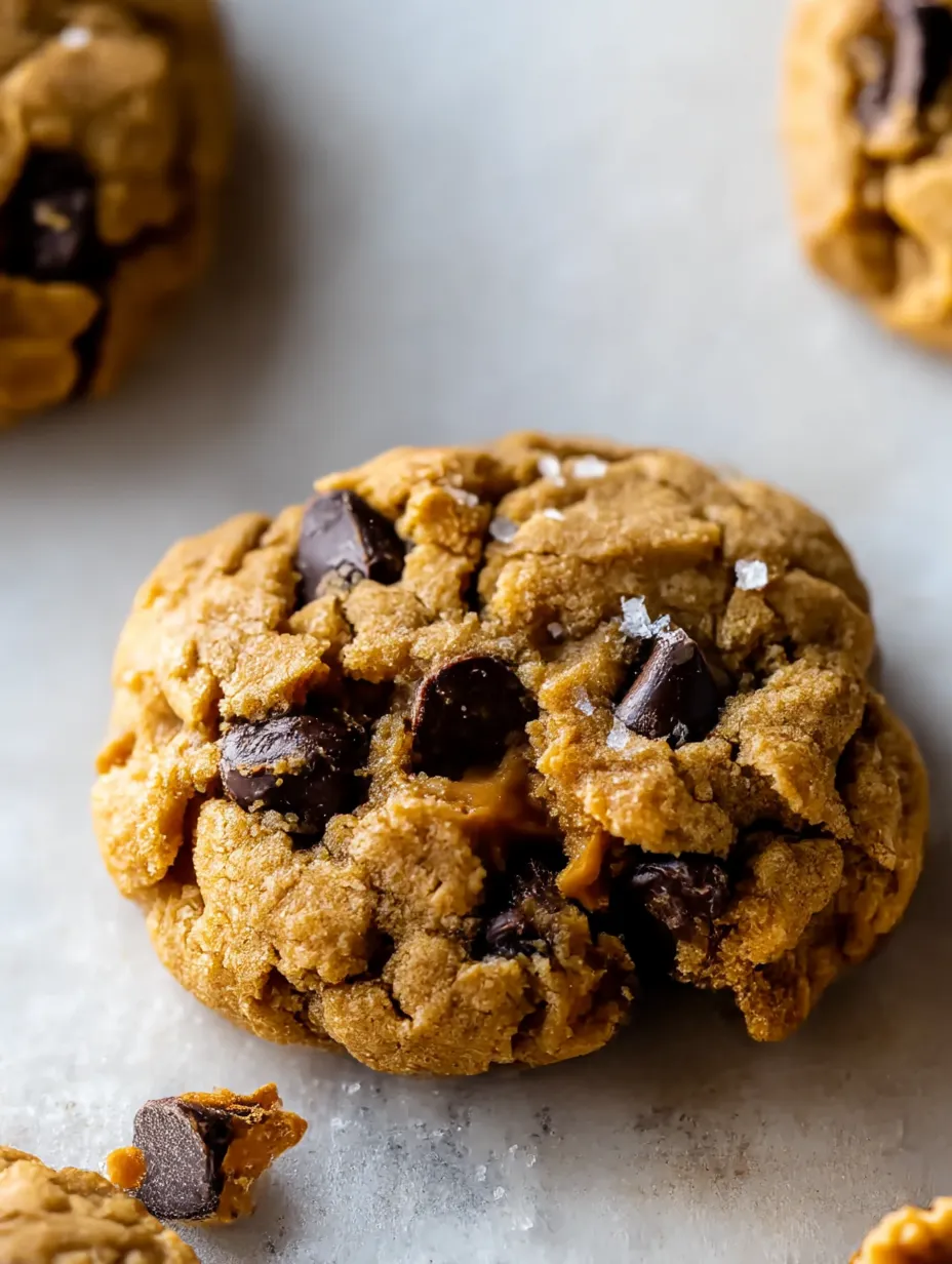 A Peanut Butter Chickpea Cookies.