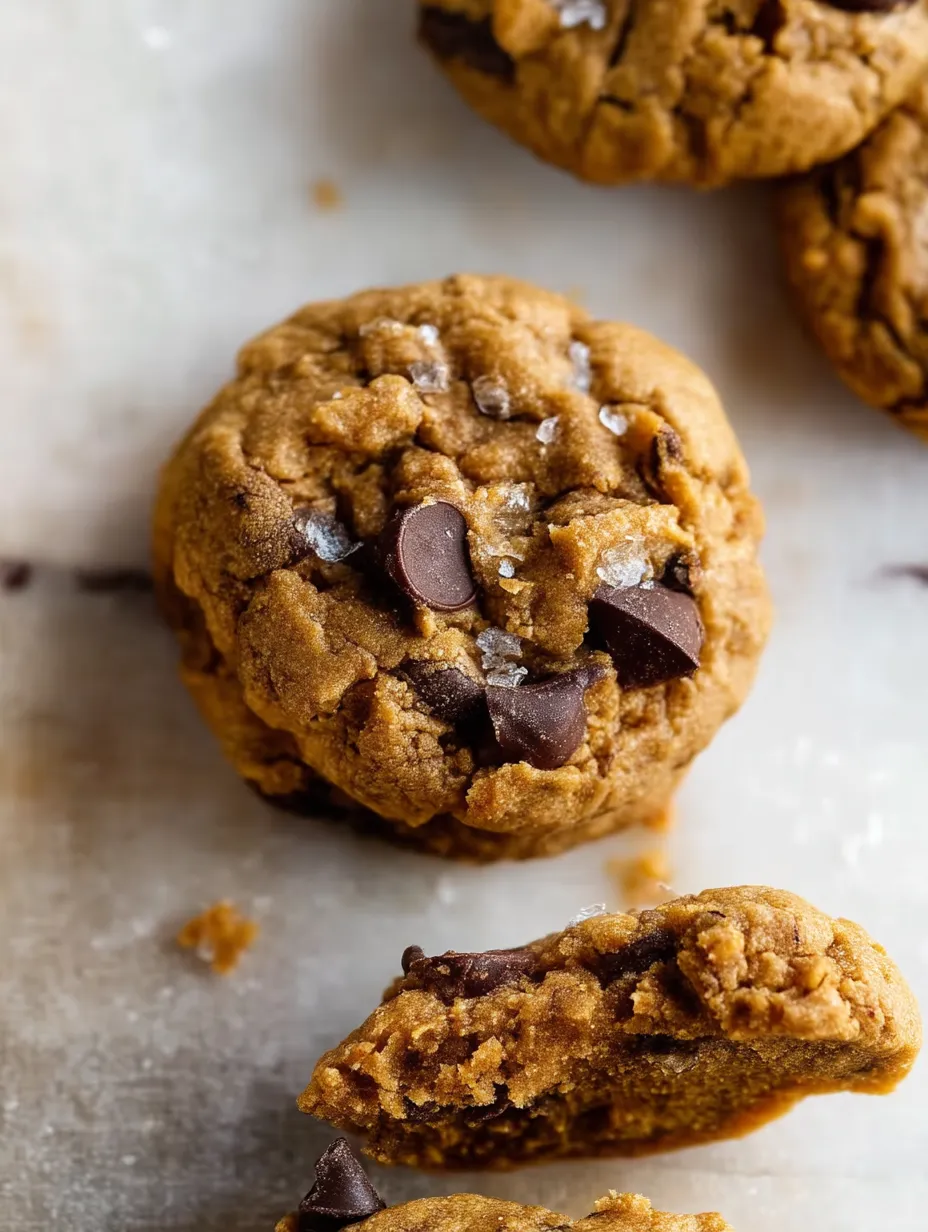 Easy Peanut Butter Chickpea Cookies.