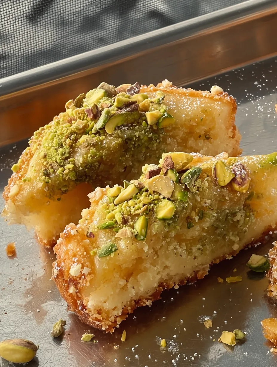 Easy Pistachio Orange Pastries.
